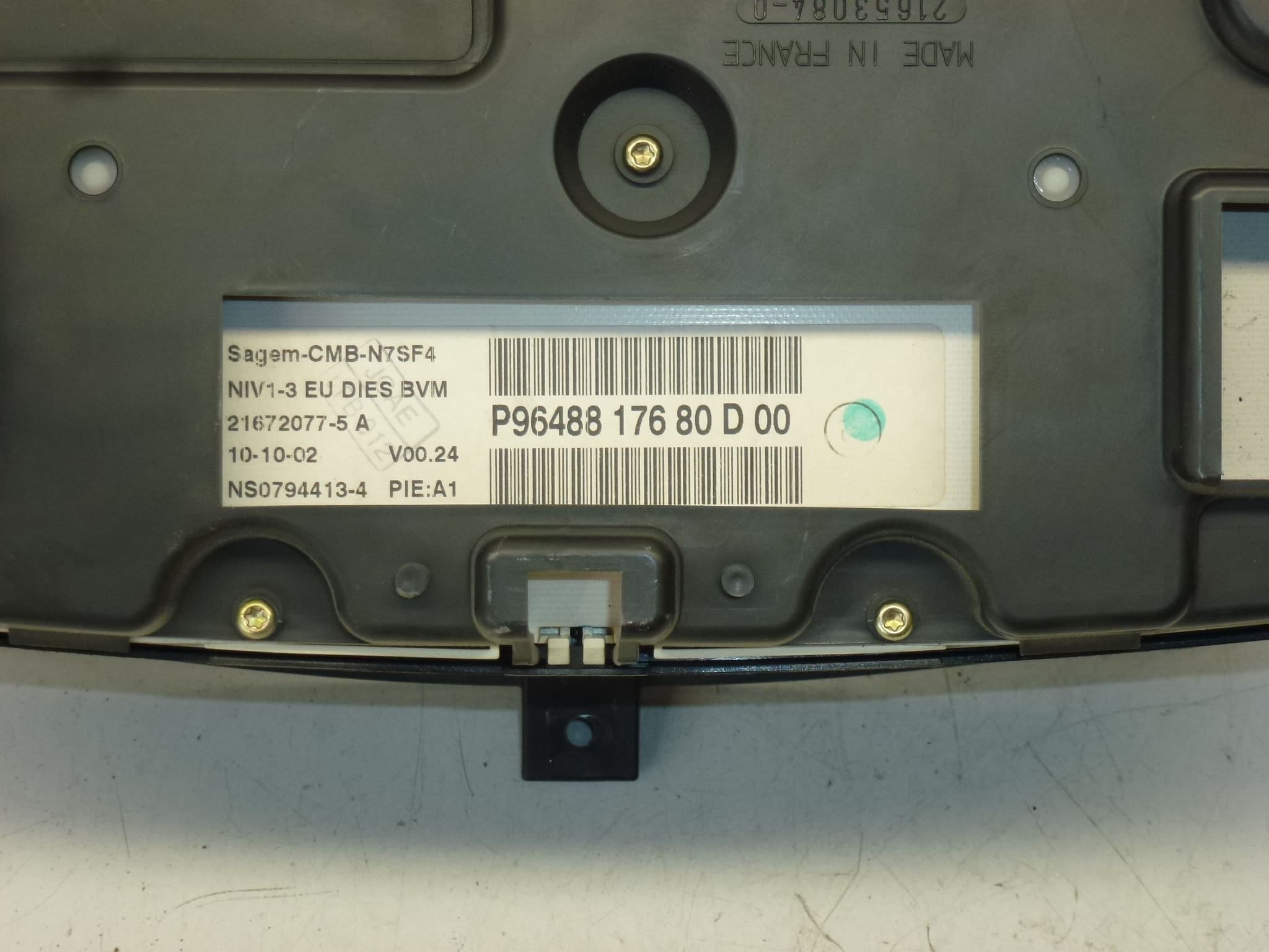 Tachimetro Indicatori 262000 km Citroën Xsara Sagem 9648817680 6104TC - immagine 2