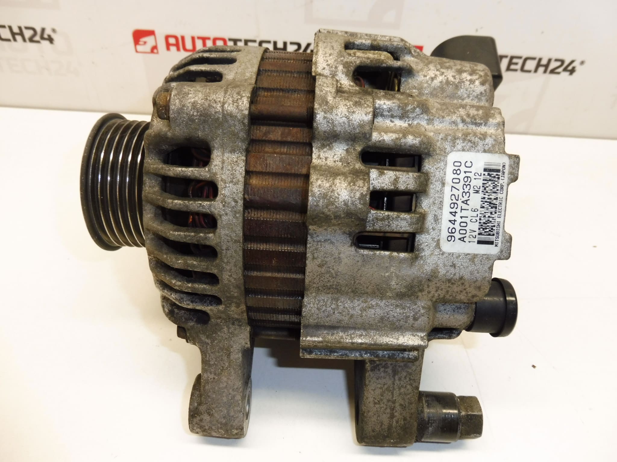 Alternatore Mitsubishi CL6 Citroën Peugeot 9644927080 A001TA3391C 57055T - immagine 2
