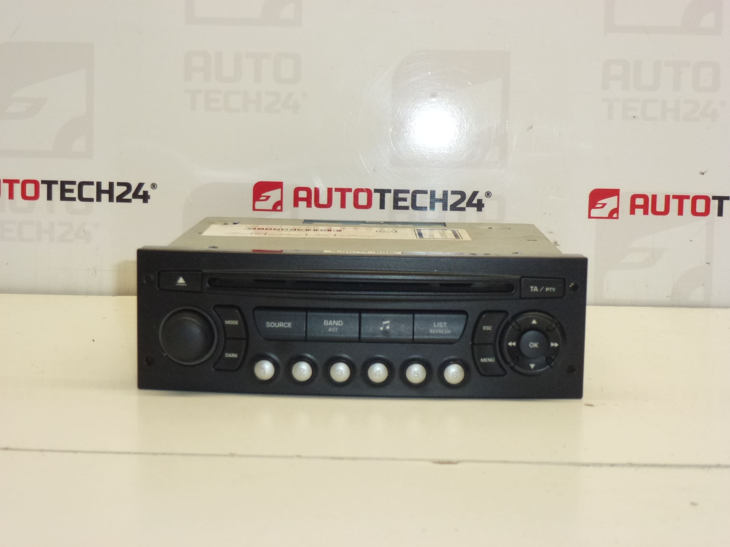 Autoradio con CD MP3 Citroën Peugeot 9666967777 6579FG