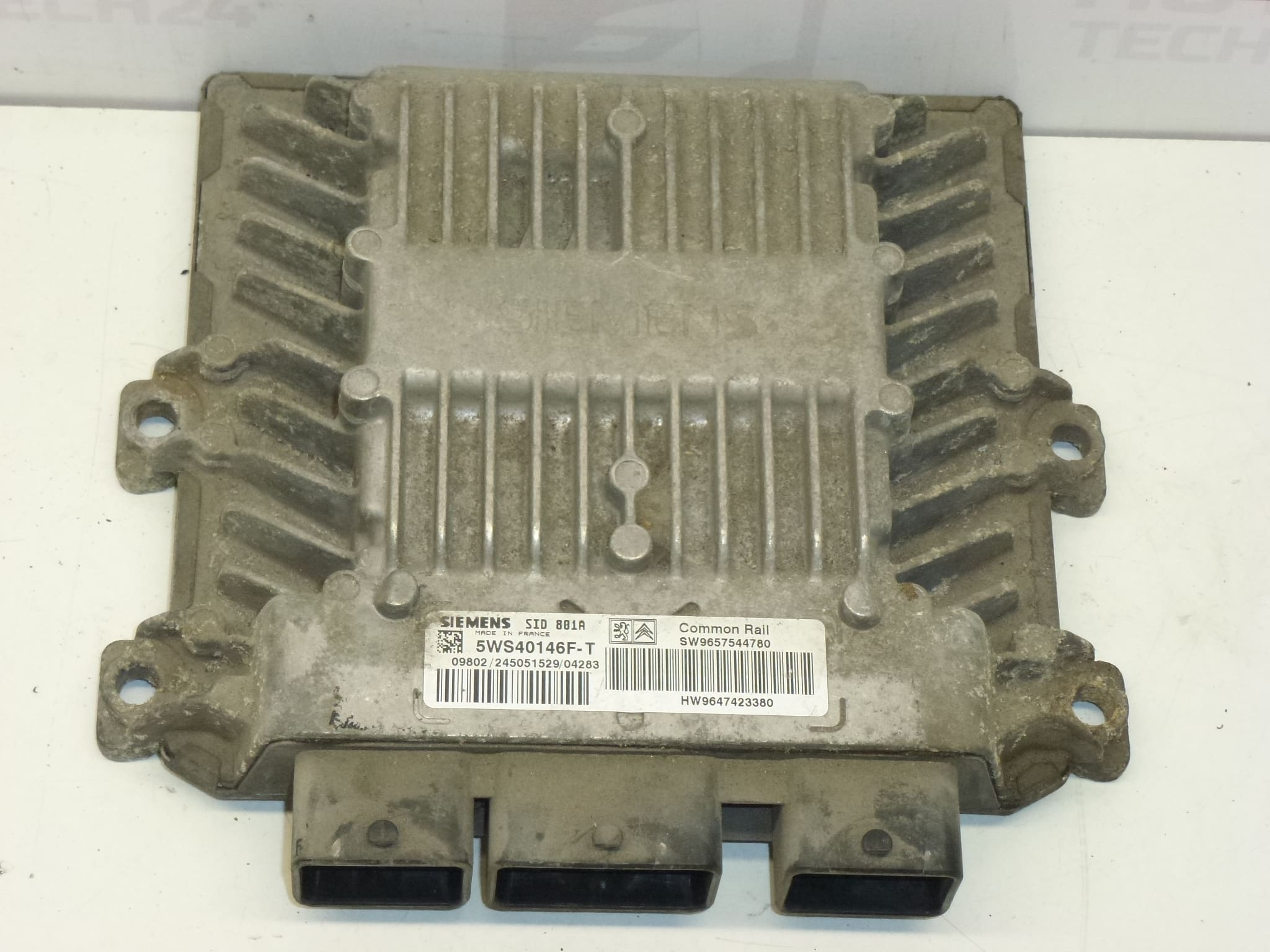 Unità di Controllo ECU Siemens SID 801A Citroën Peugeot 9647423380 5WS40146F-T - immagine 2