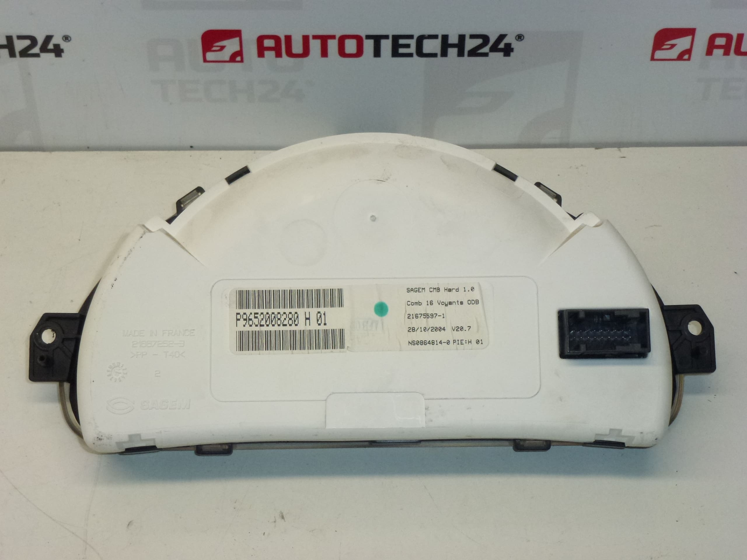 Tachimetro Citroën C2 C3 189000 km 9652008280 6105EV - immagine 2