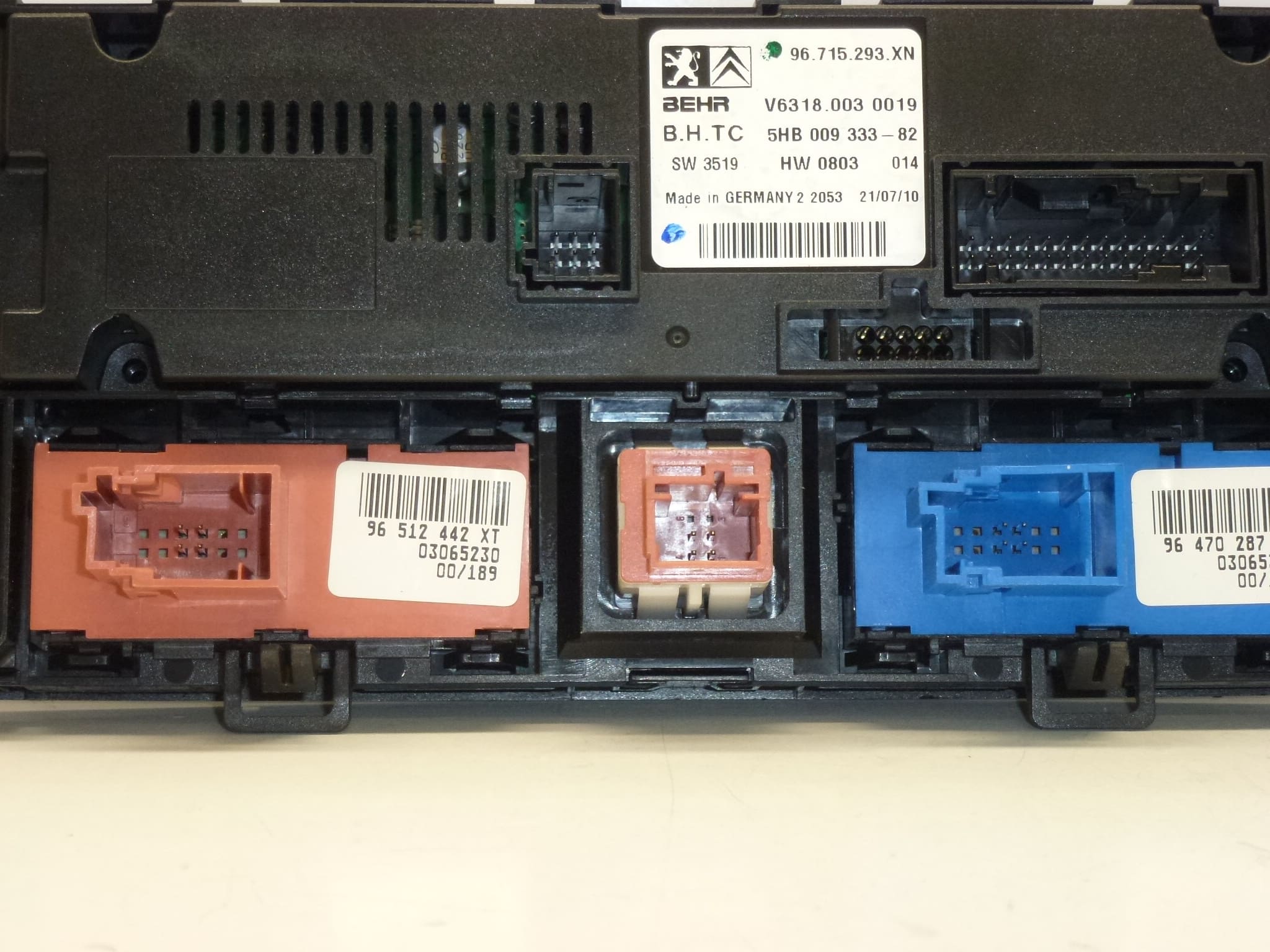 Controllo del Riscaldamento e Climatizzazione Peugeot 407 96715293XN 6452R6 - immagine 2