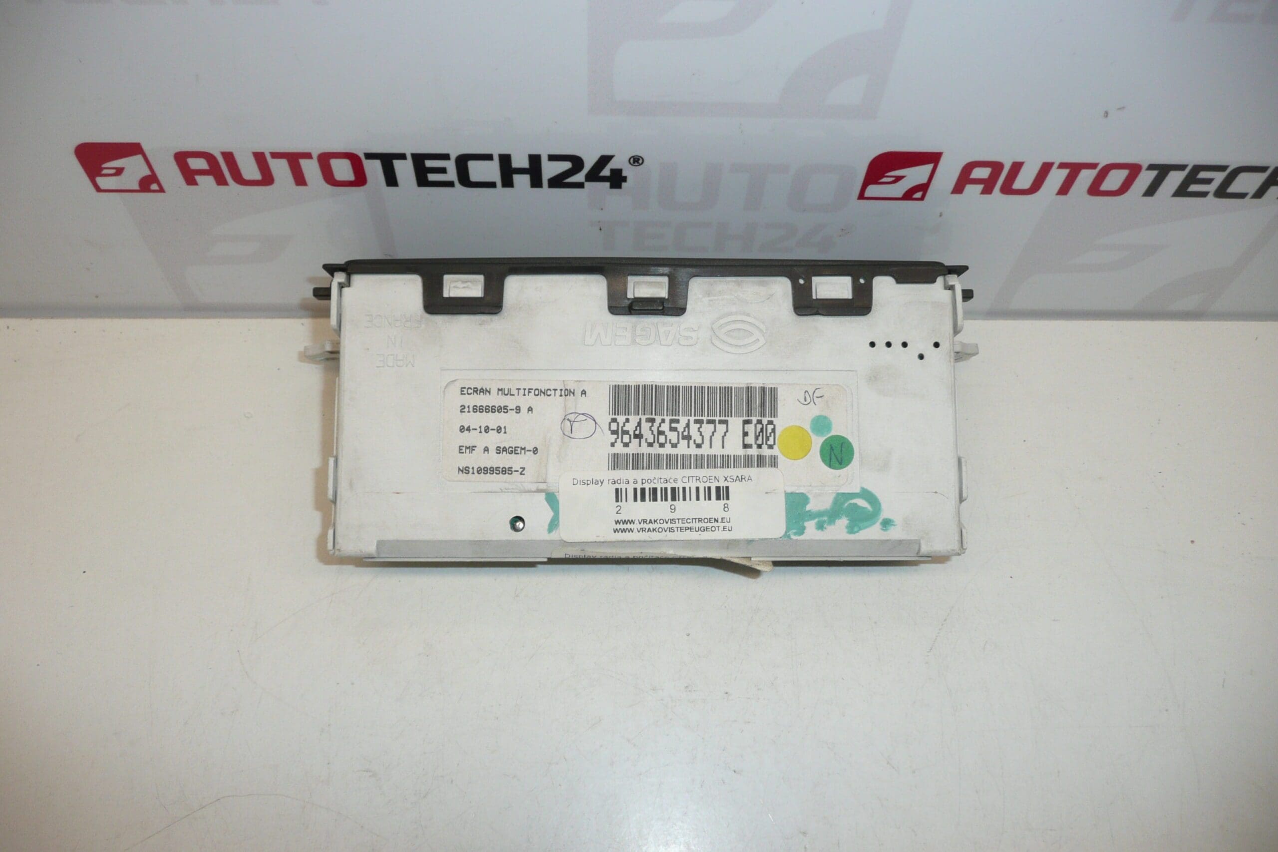 Display Citroën Xsara 9643654377 E00 6563P6 - immagine 2