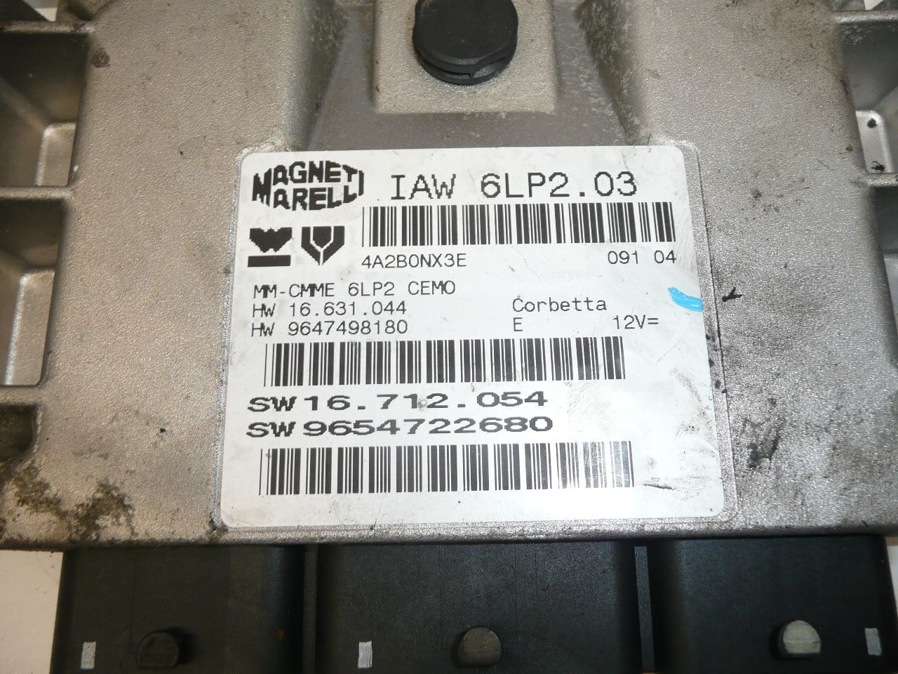 ECU IAW 6LP2.03 1.4 16V Citroën Peugeot 9654722680 - immagine 2