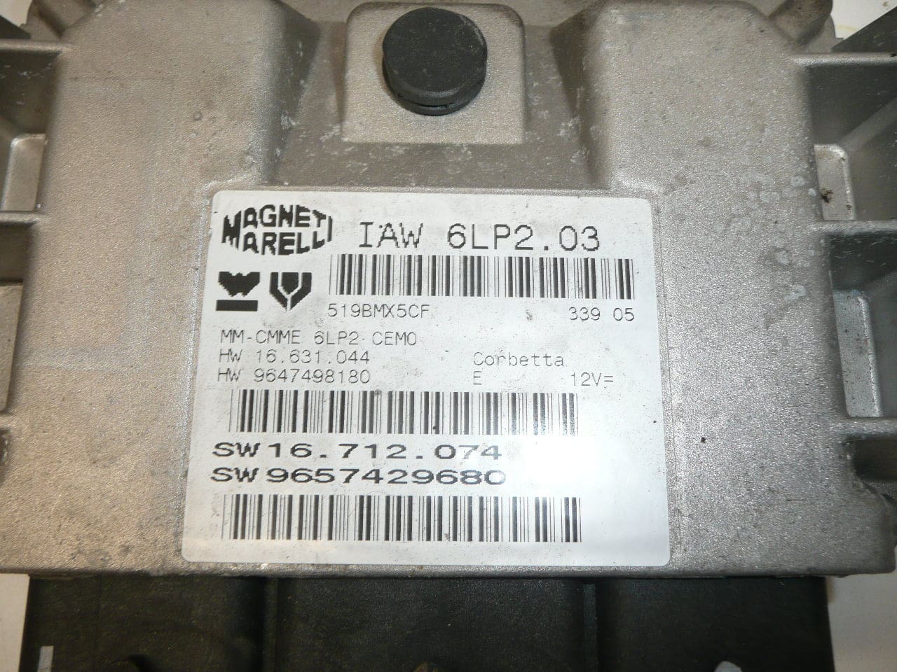 ECU IAW 6LP2.03 1.4 16V Citroën Peugeot 9657429680 - immagine 2