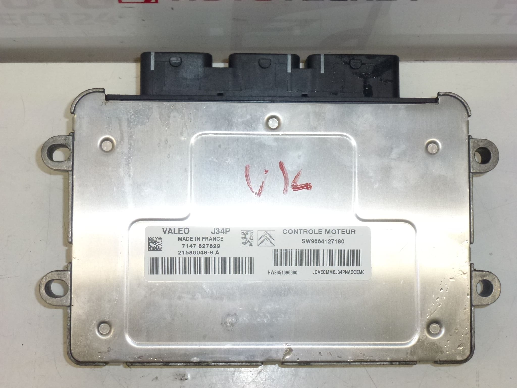 Centralina ECU Valeo J34P 9651696680 9664127180 - immagine 2