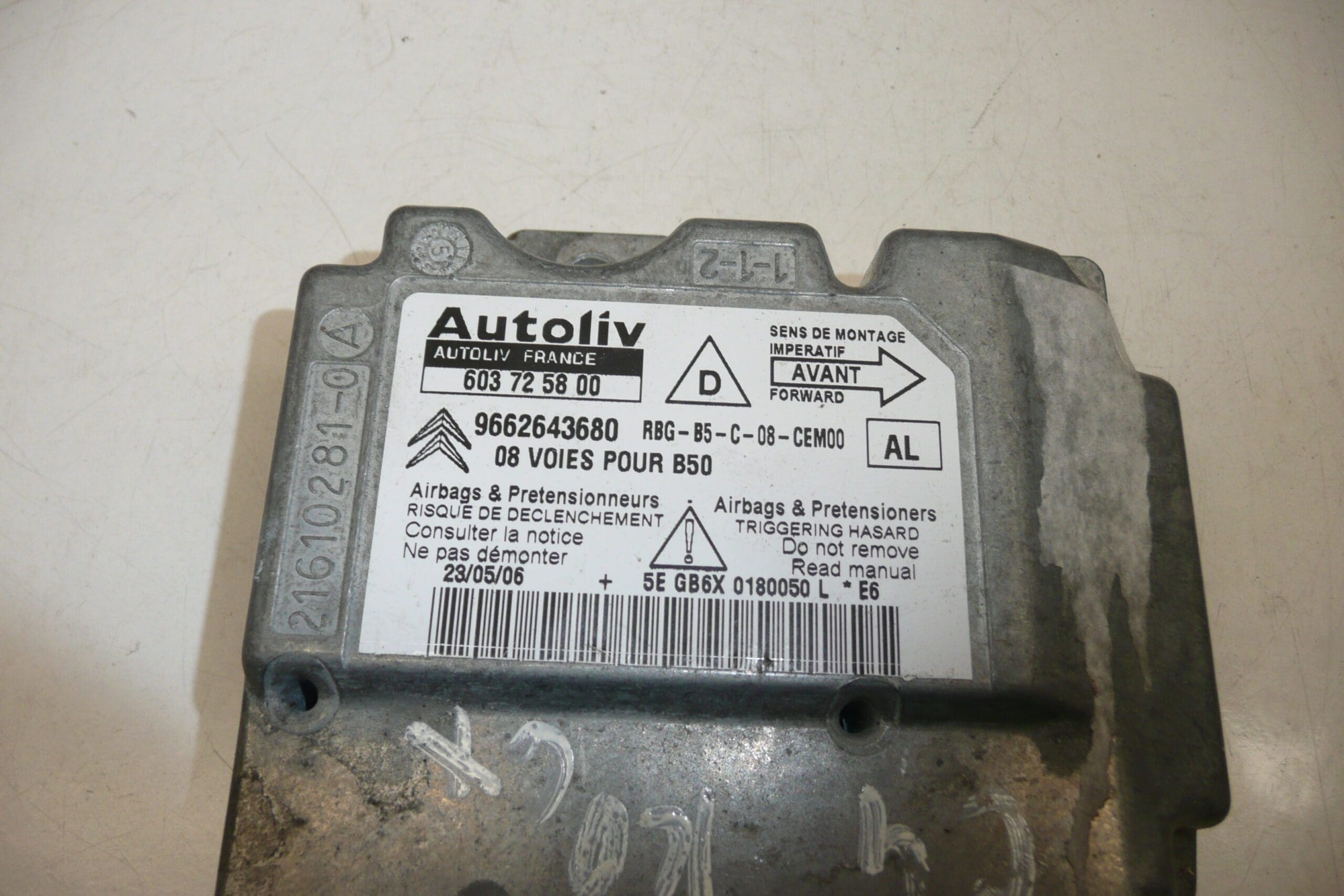 Unità Airbag Citroën C4 9662643680 - immagine 2