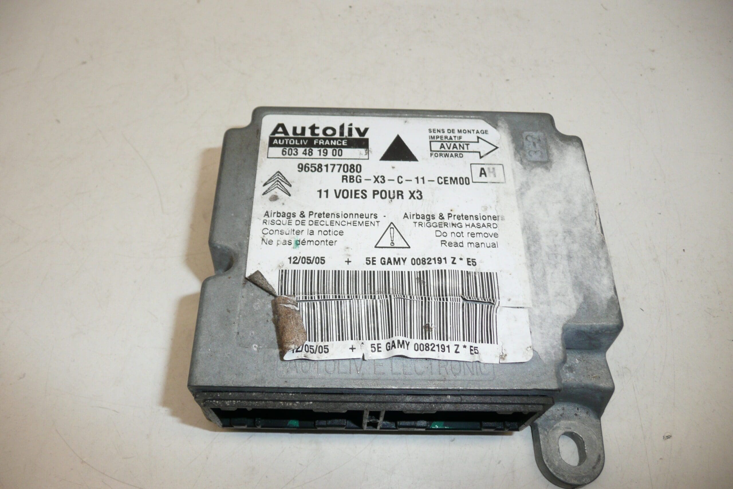 Unità Airbag Citroën C5 II 9658177080 - immagine 2