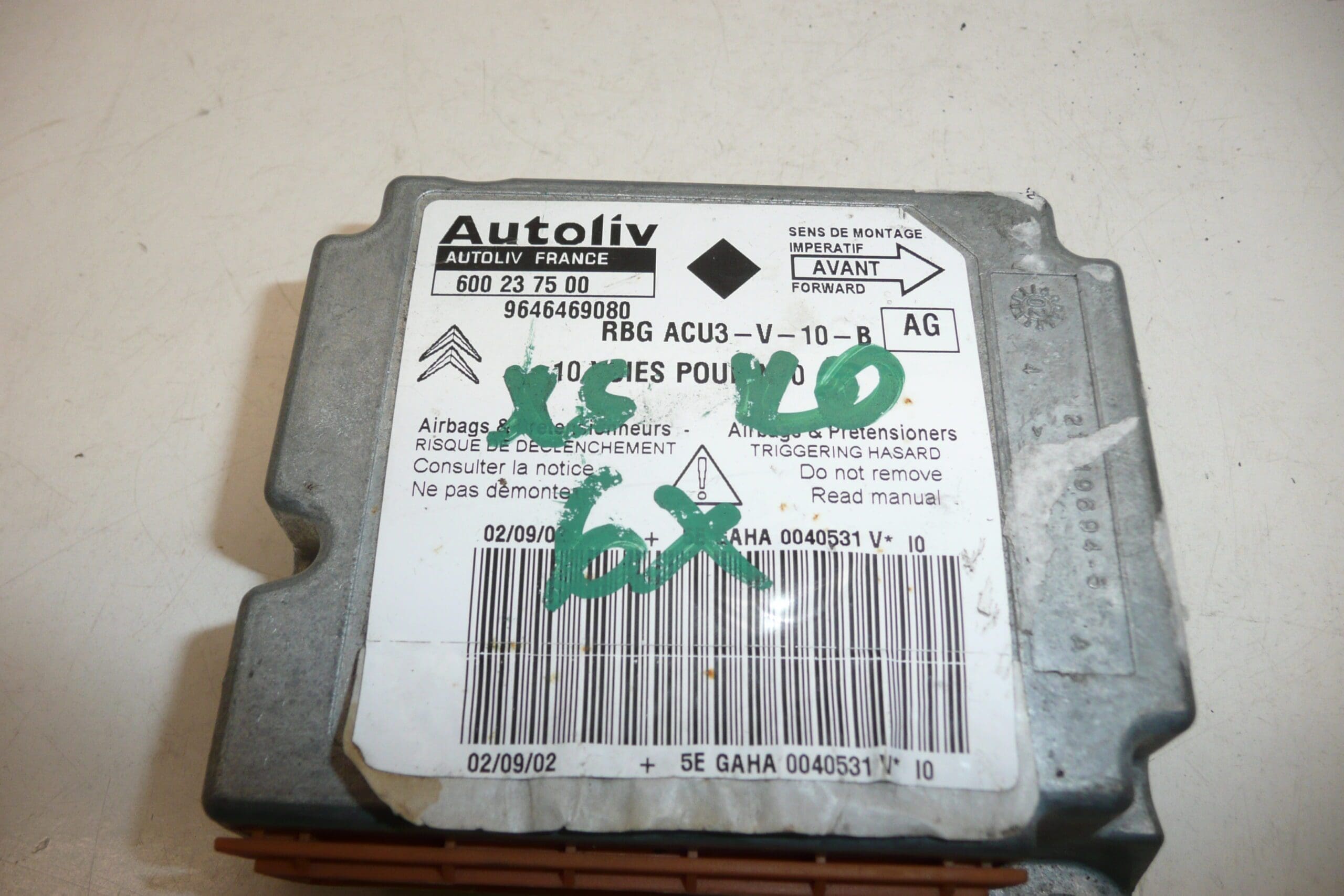 Unità Airbag Citroën Xsara II 9646469080 - immagine 2