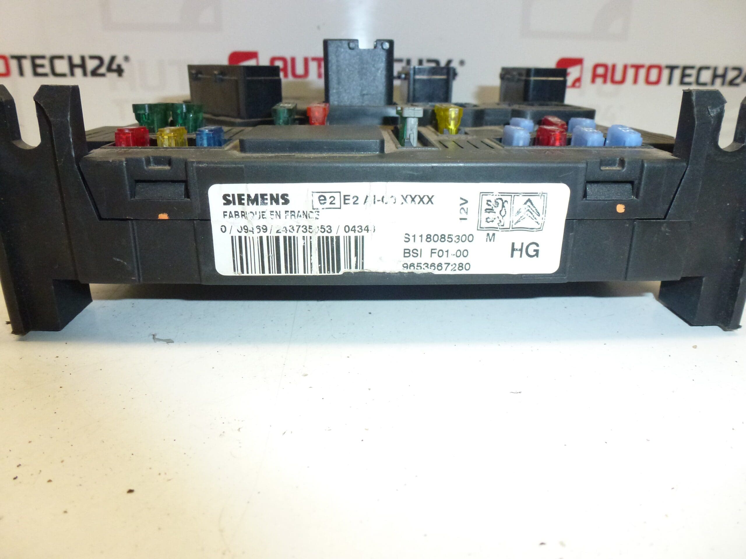 Unità di Controllo Comfort Siemens BSI F01-00 HG Citroën C3 C2 9653667280 - immagine 2