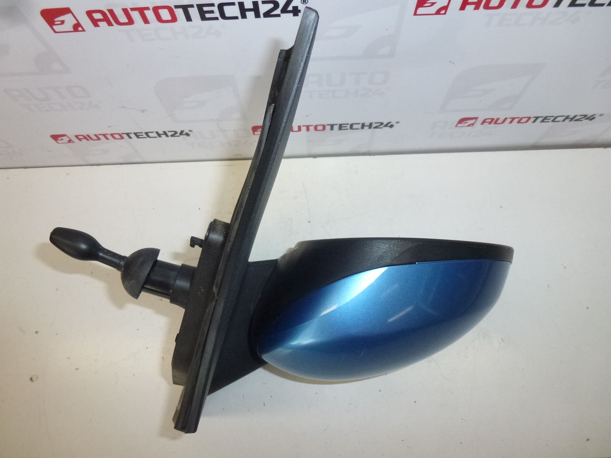 Specchietto Retrovisore Sinistro Blu Metallizzato Citroën C1 Peugeot 107 87940-0H010 87940-0H011 - immagine 2