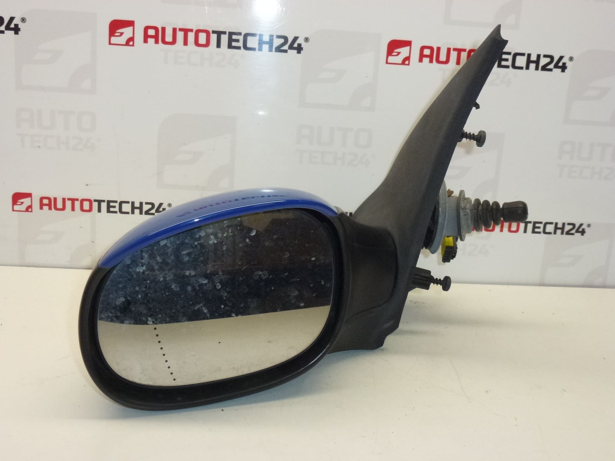 Specchietto Retrovisore Sinistro Blu Peugeot 206 96480955XT 8153KK - immagine 2