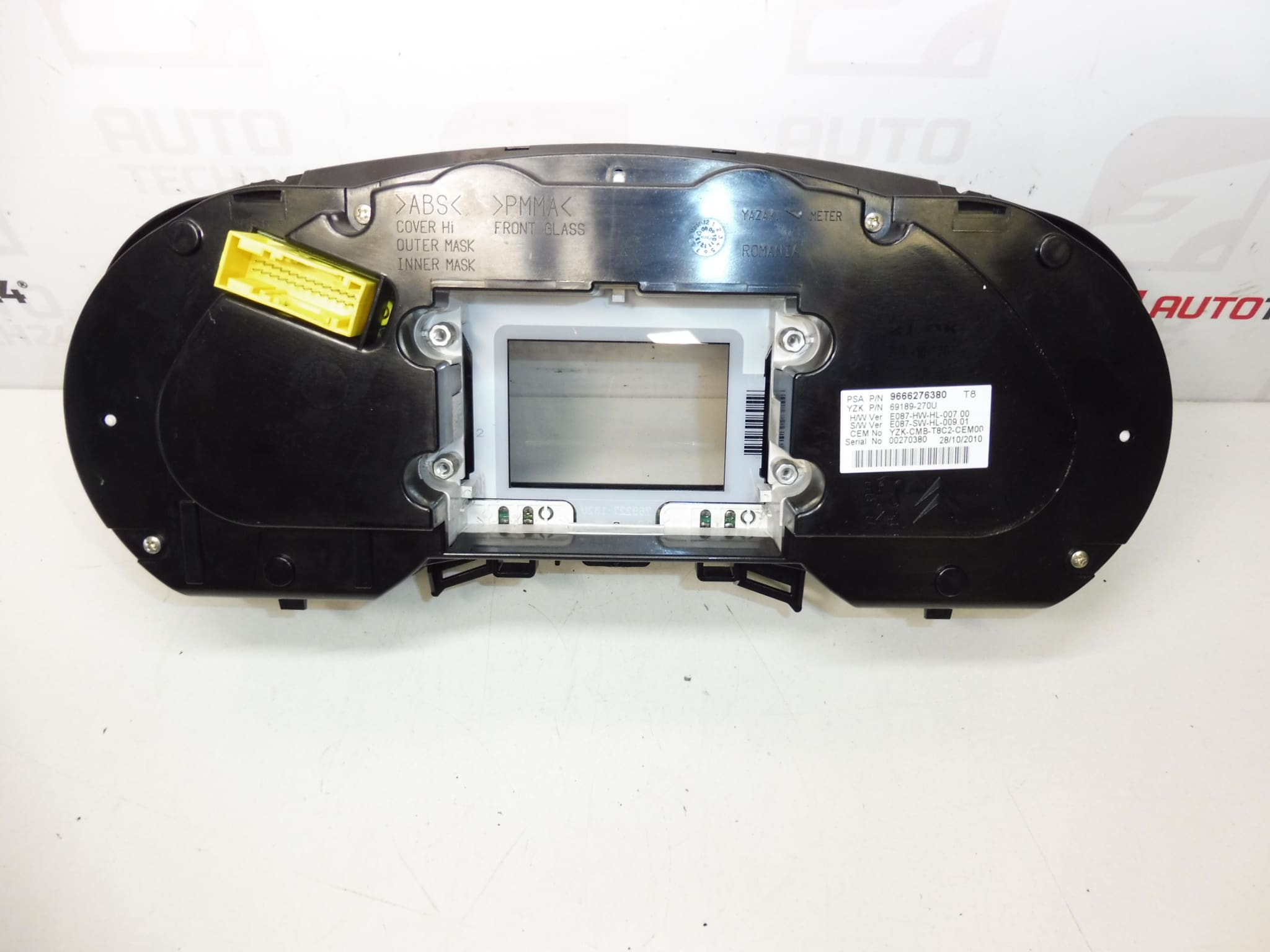 Tachimetro 201000 km Peugeot 3008 5008 9666276380 9805170680 6103Y4 - immagine 2