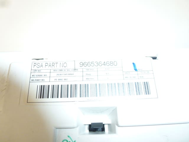 Tachimetro Citroën C5 X7 178000km 9665364680 610354 - immagine 2