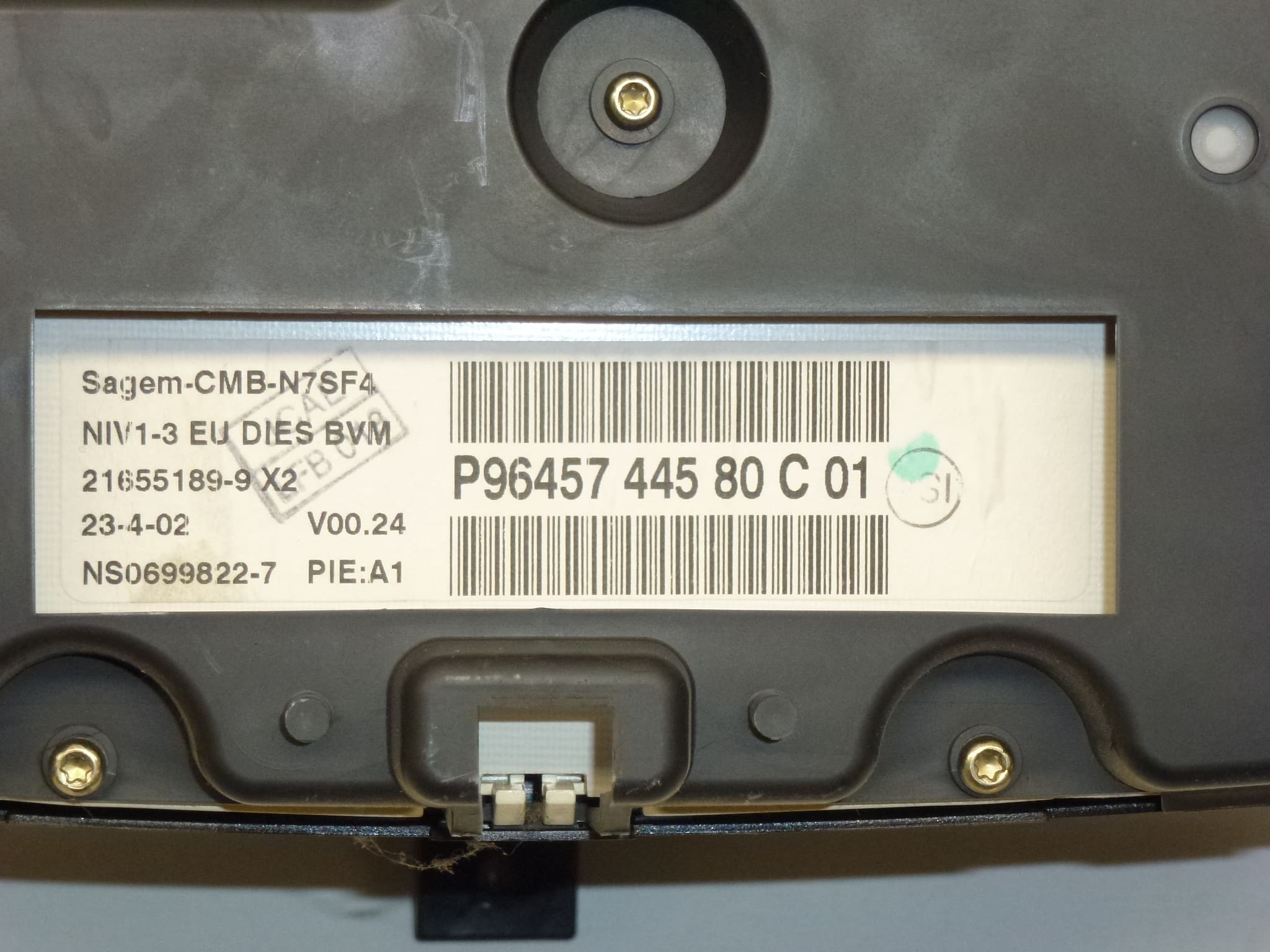 Tachimetro Strumenti 212.000 km Citroën Xsara Sagem 9645744580 6104SJ - immagine 2