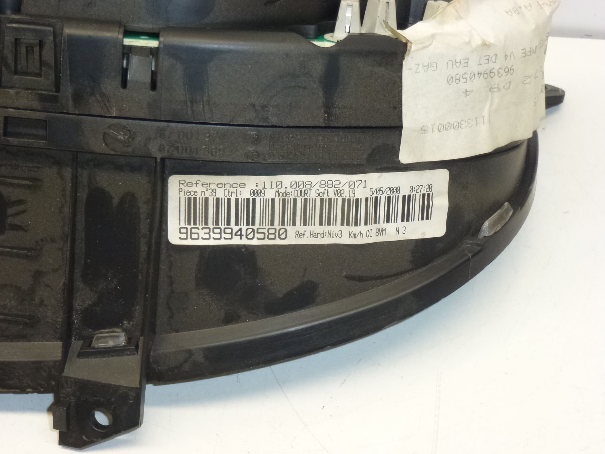 Tachimetro Peugeot 406 2.0 HDI 9639940580 610479 - immagine 2