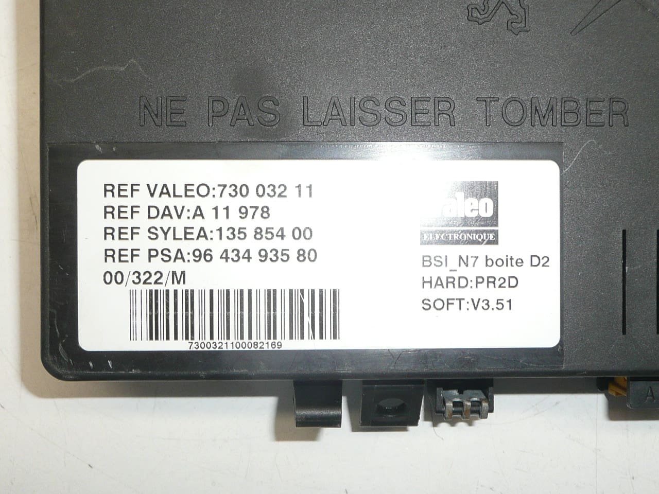 Valeo BSI_N7 Boîte D2 Citroën Xsara II 9643493480 73003111 - immagine 2