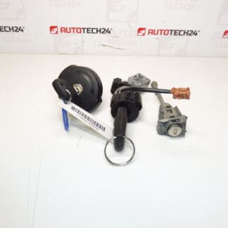 Set di serrature e 2 chiavi Citroën Peugeot 1606423680 4162KF