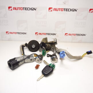 Set di 2 chiavi e serrature Citroën Berlingo II 4162CF 4162CH