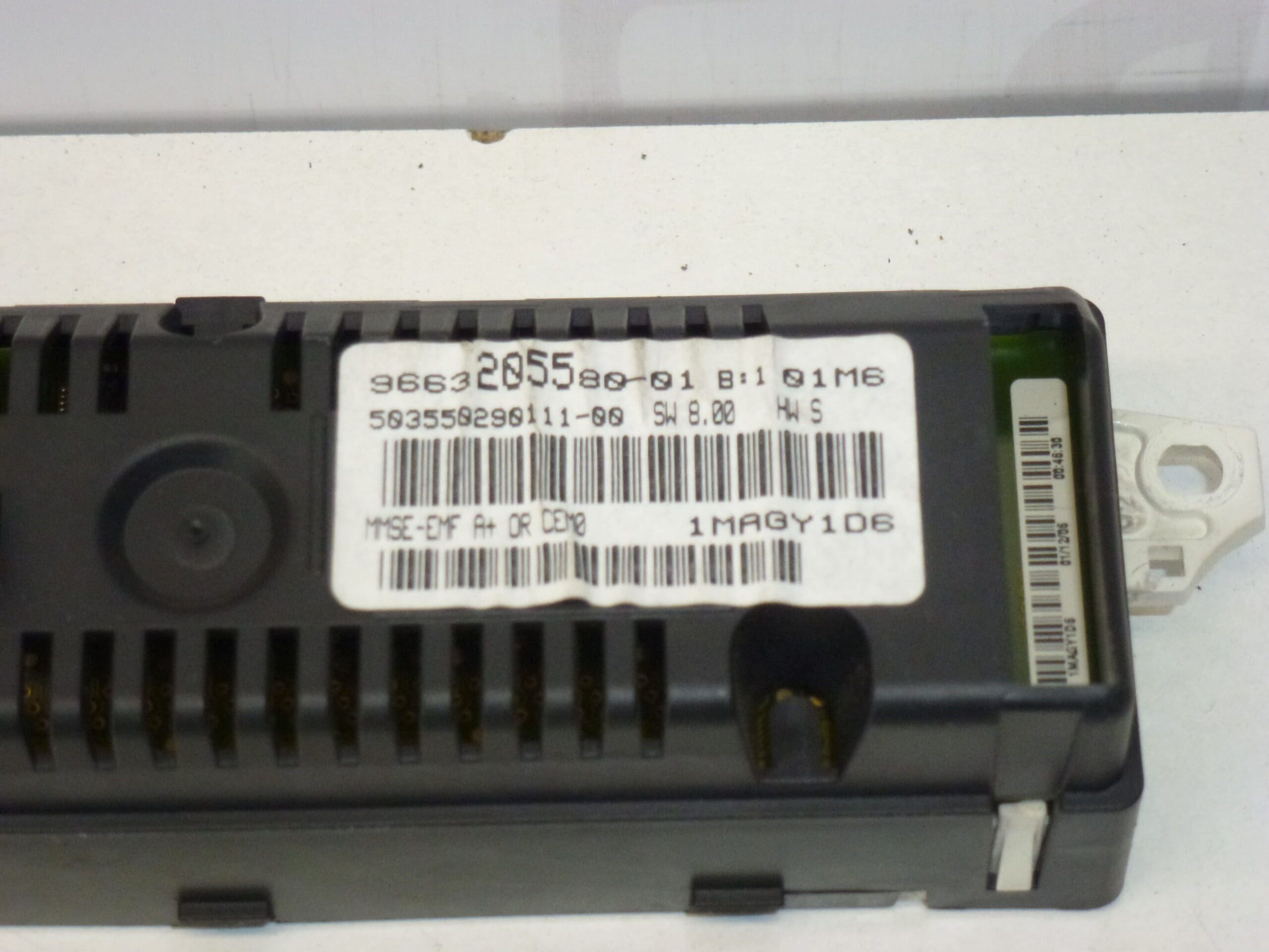 Display della radio del computer Peugeot 207 9663205580 6593F5