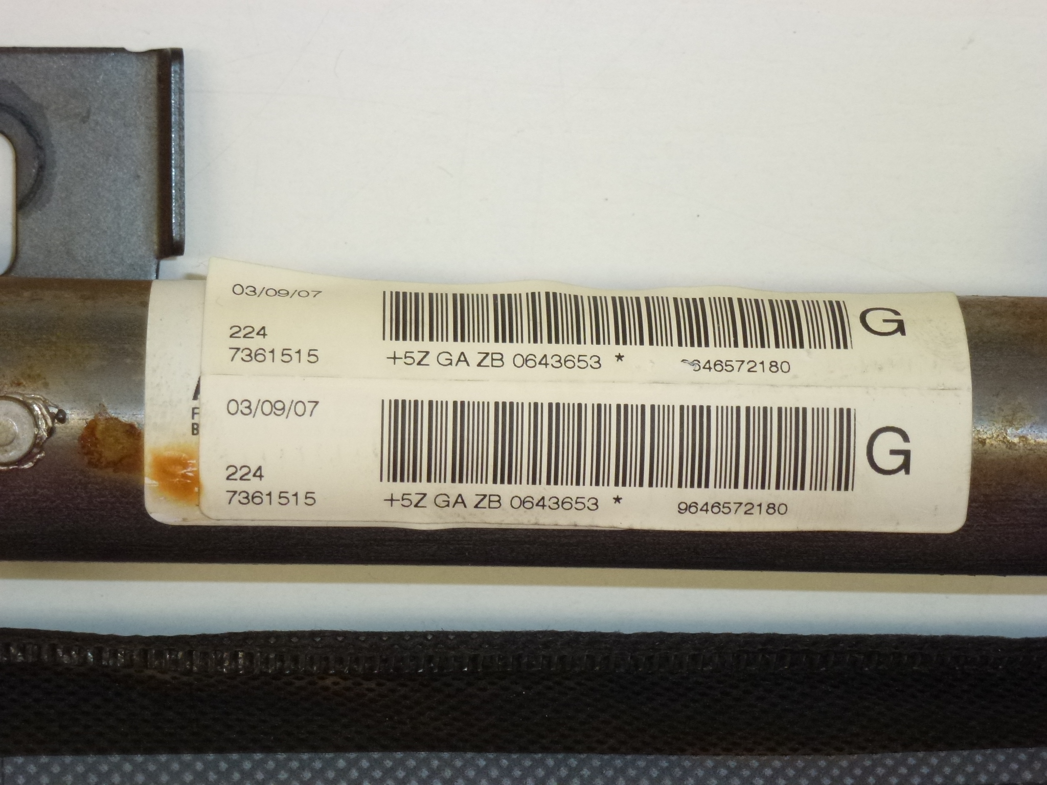 Soffitto airbag sinistro Citroën C4 I 9646572180 833133