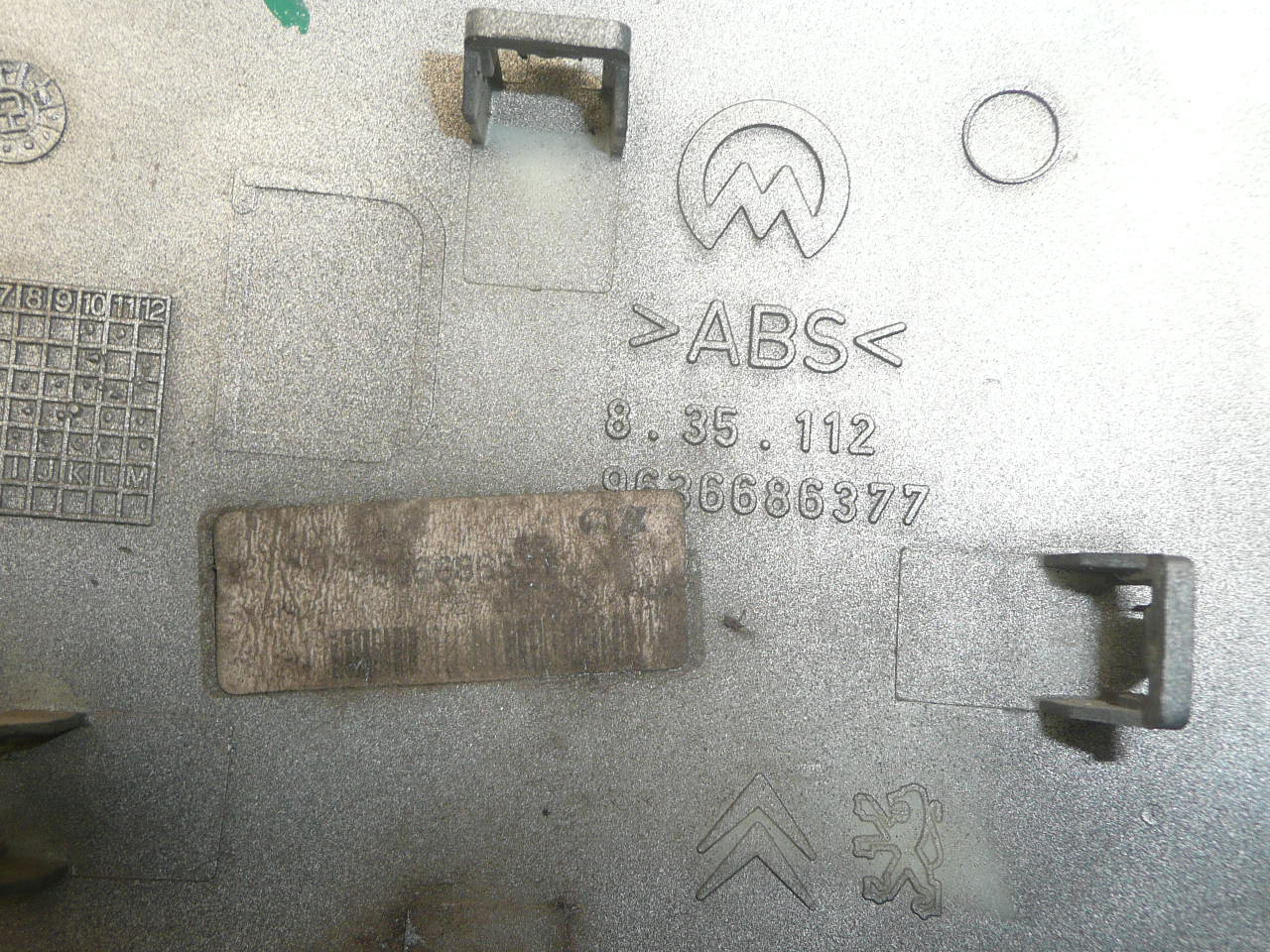 Copertura specchietto destro Citroën Peugeot 9636686377 8149C5 EYLC