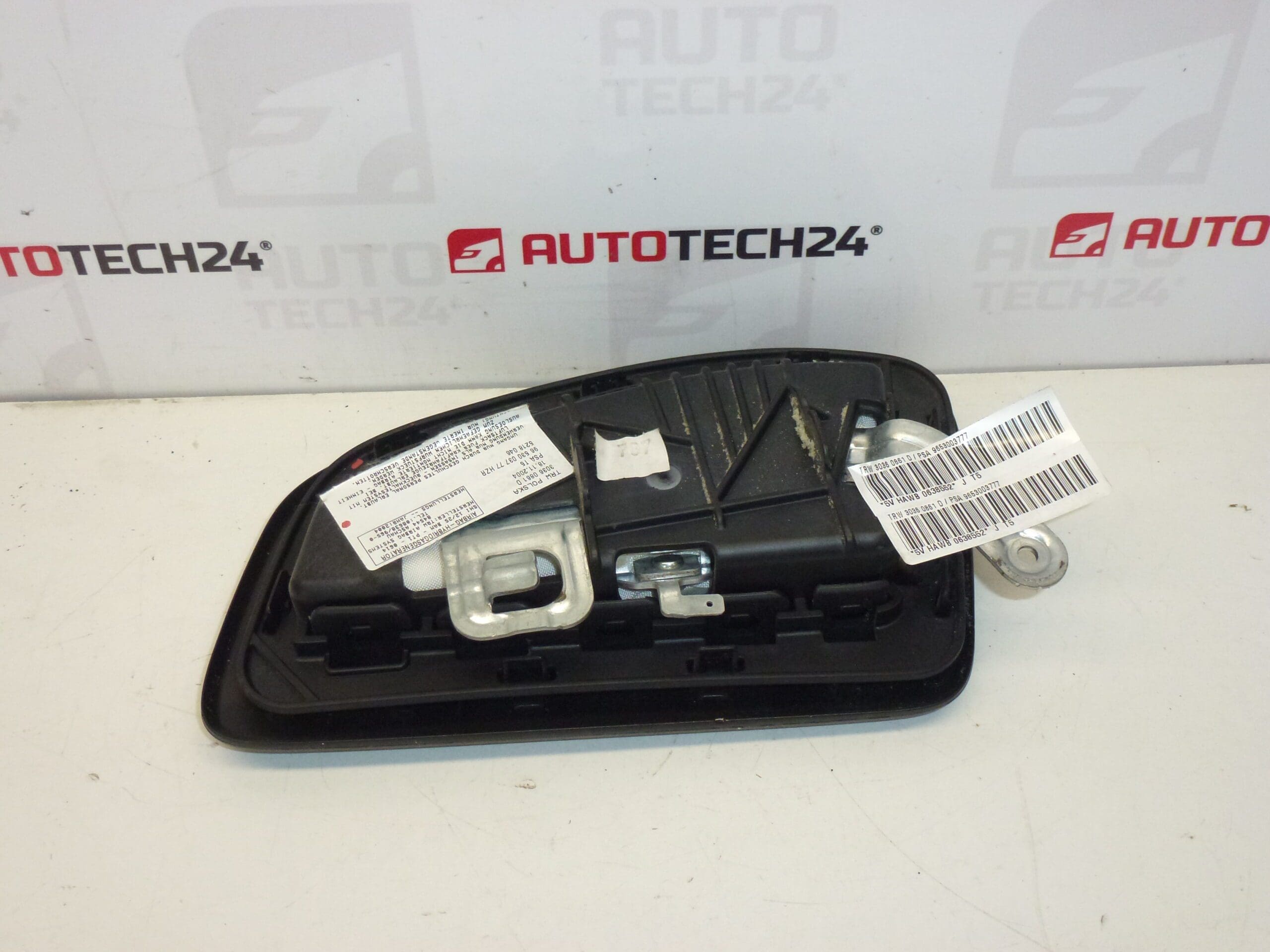 Airbag sedile sinistro Peugeot 307 9653003777 8216FT 8216LR - immagine 2