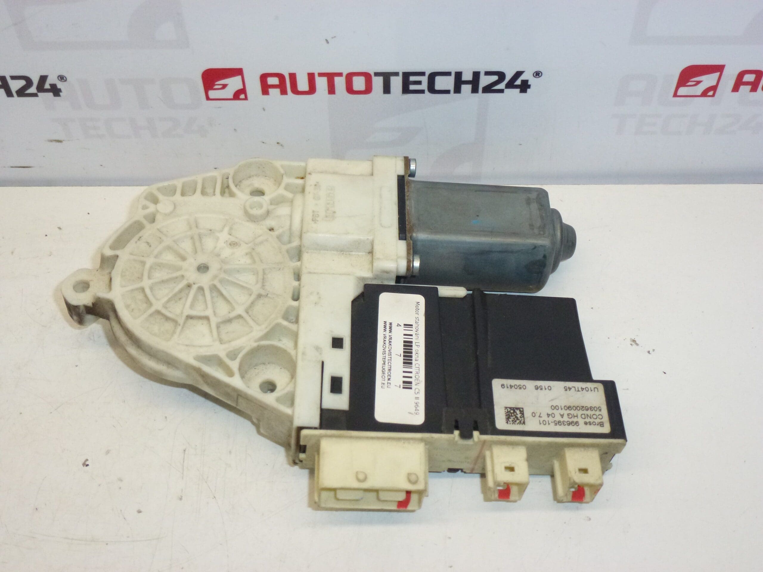 Motore Elettrico Alzacristallo Anteriore Sinistro Citroën C5 II 9649304380 9221AK - immagine 2