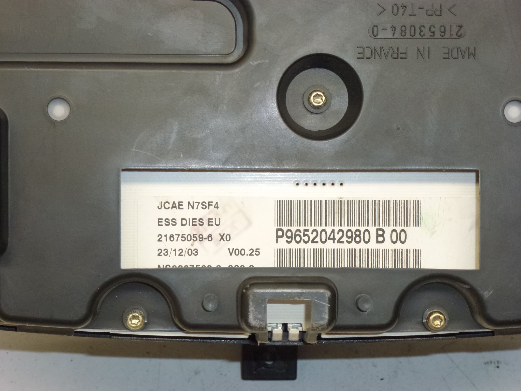 Tachometro Indicatori Citroën Xsara 9652042980 6103F0 6105AZ - immagine 2