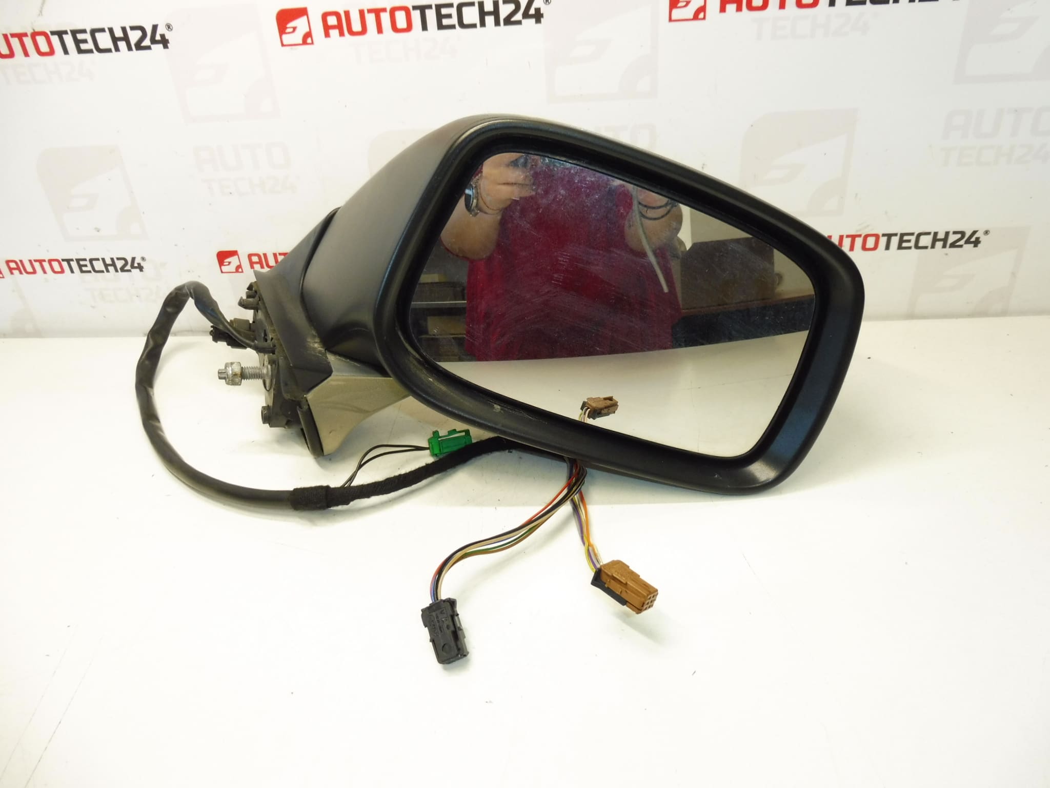 Specchio retrovisore destro elettricamente pieghevole grigio KDD Citroën C8 14888830ZR 8153FW - immagine 2