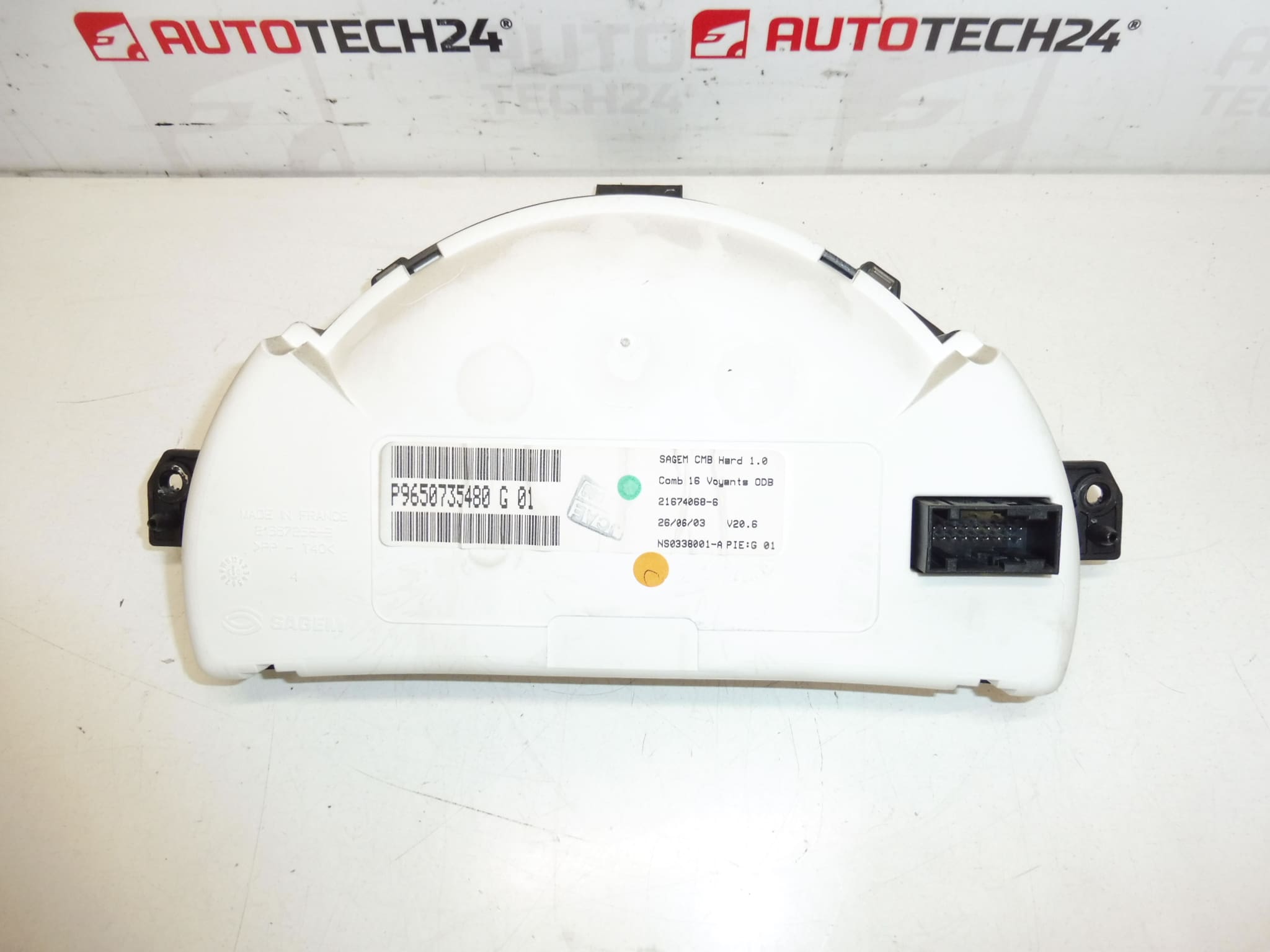 Tachimetro Citroën C2 C3 Sensodrive 145000 km 9650735480 - immagine 2