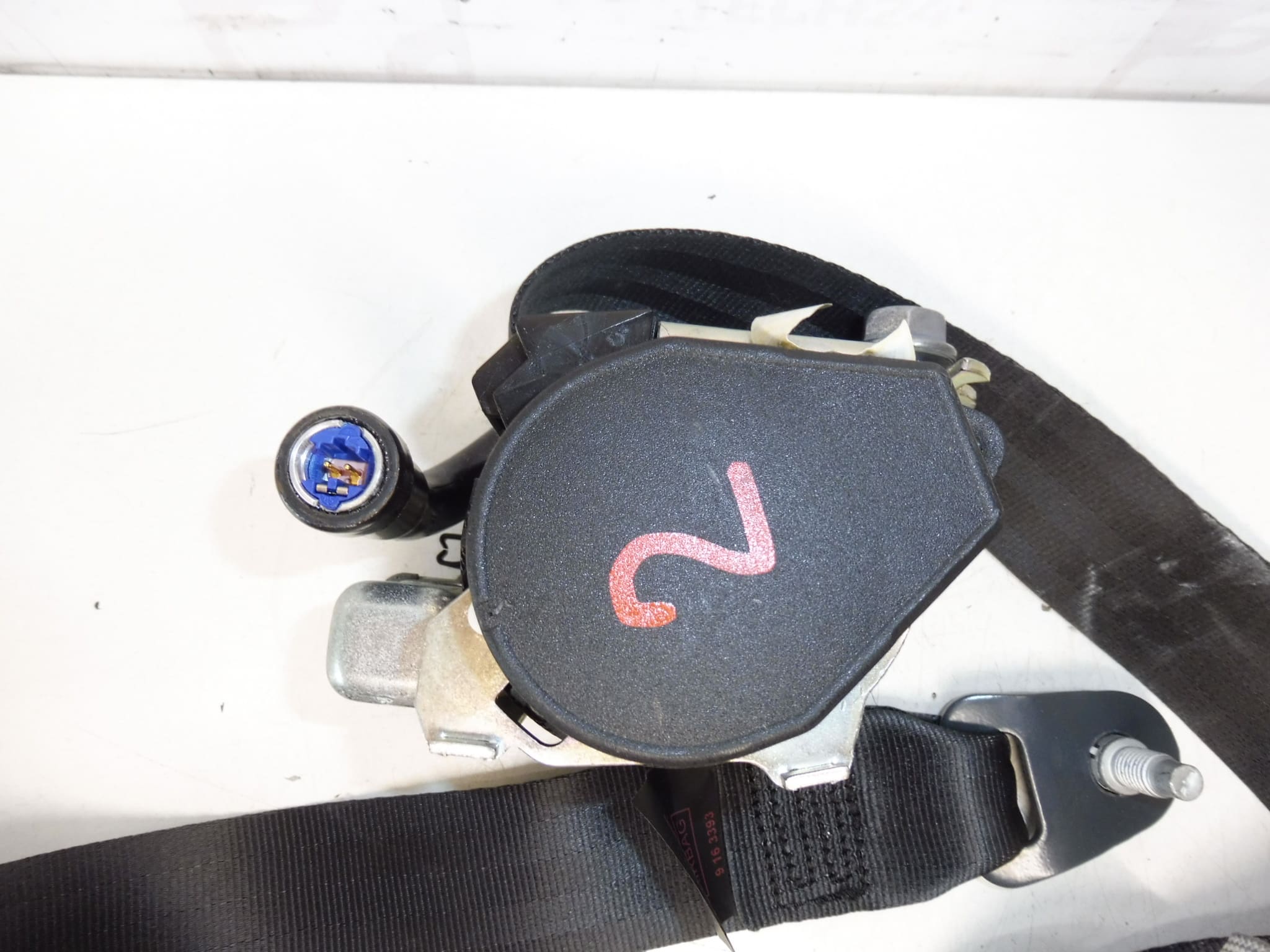 Cintura di sicurezza passeggero per Peugeot 308 96569048XX 8975K5 - immagine 2