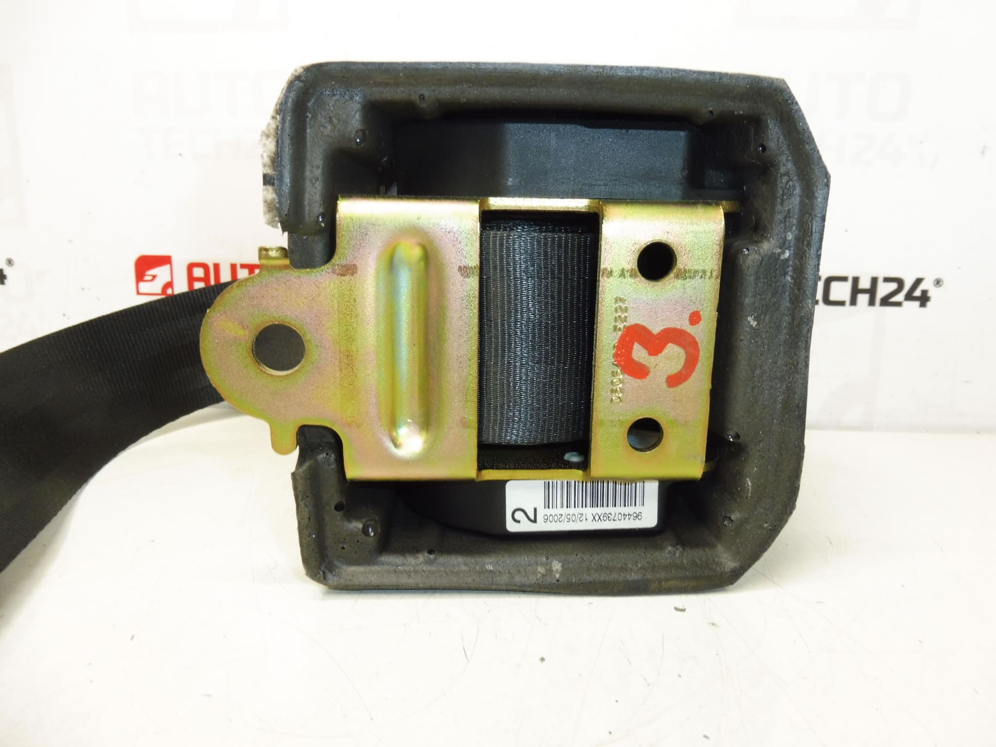 Cintura di sicurezza posteriore per Peugeot 407 - 96440739XX 8974HK - immagine 2