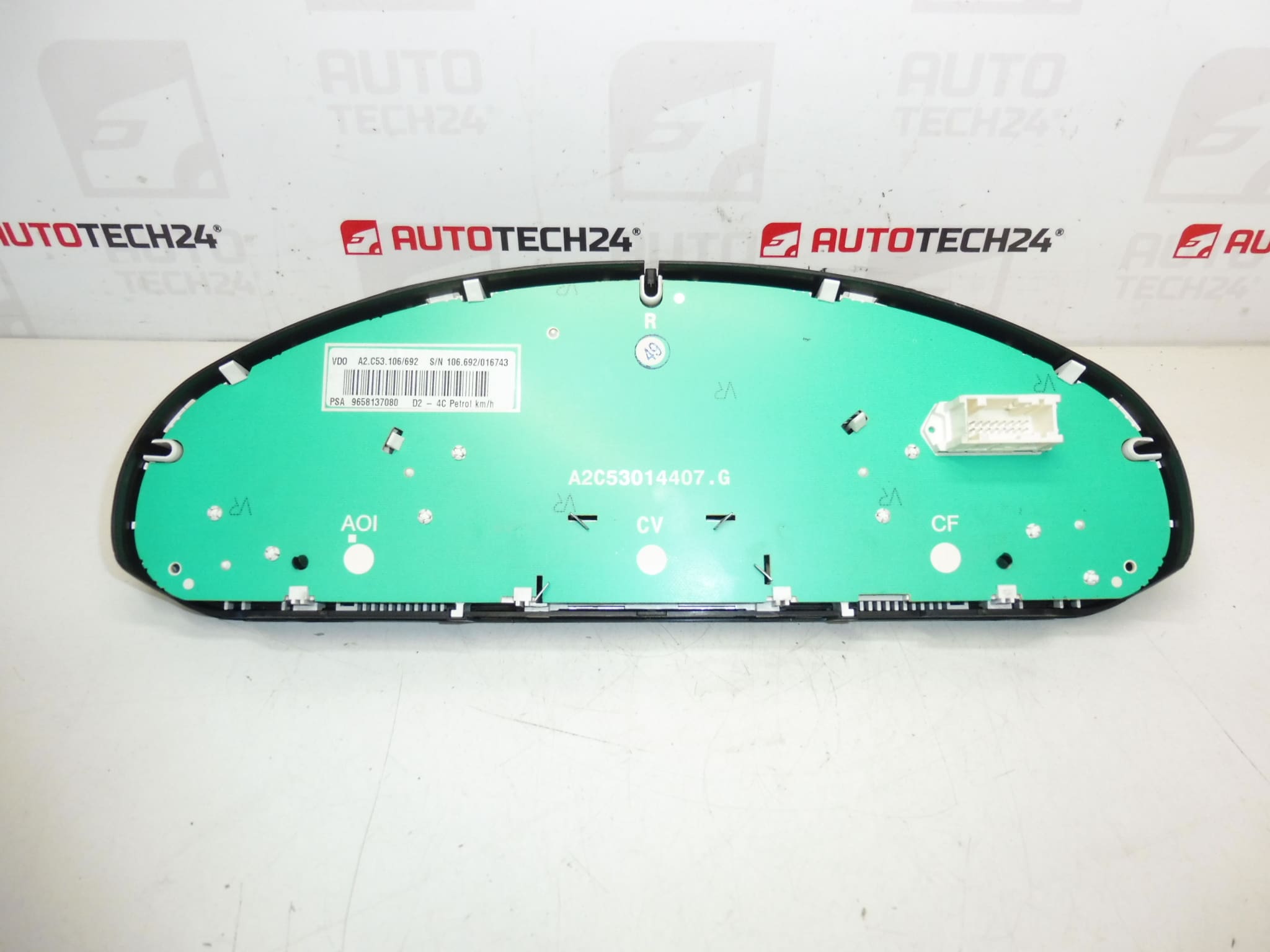 Tachimetro Peugeot 407 123000 km 9658137080 6106V1 - immagine 2