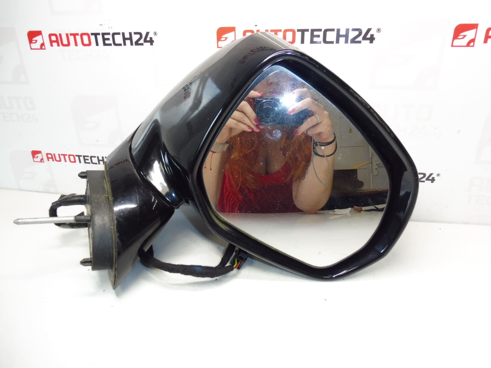 Specchietto retrovisore destro cromato usato per Citroën C3 Picasso 1609347580 - immagine 2