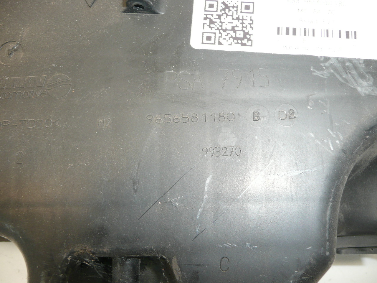 Scatola filtro Citroën Peugeot 1.6 HDI 9656581180