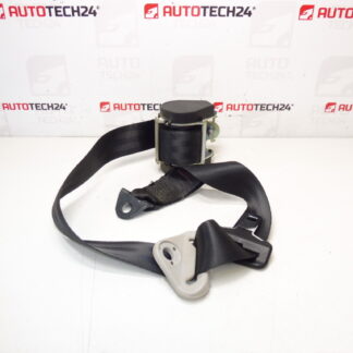 Cintura di sicurezza posteriore sinistra Peugeot 207 96587861xx 8975J9