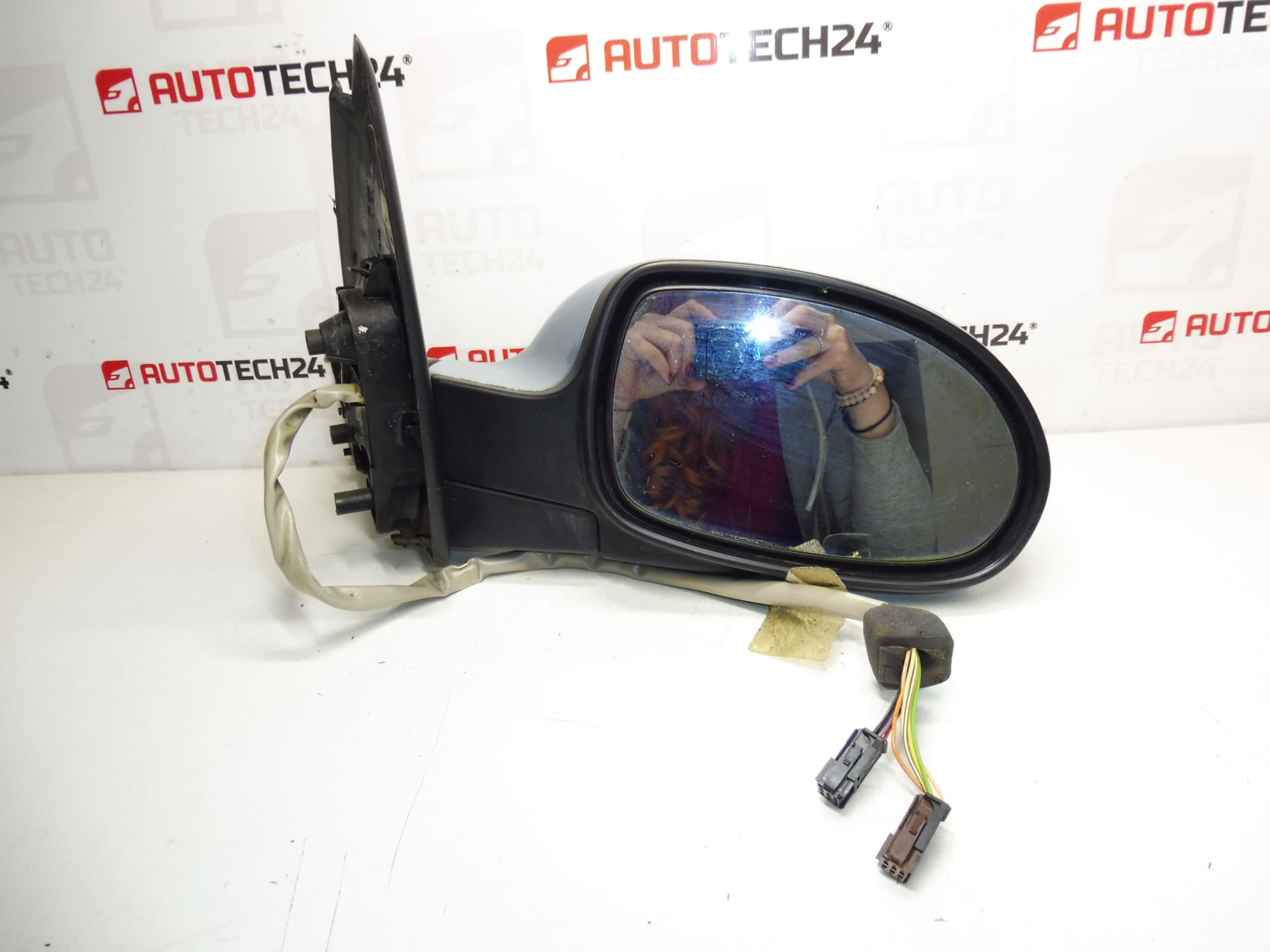Specchietto retrovisore destro Citroën C5 ripiegabile elettricamente EYLC 96532993XT 8149WH - immagine 2