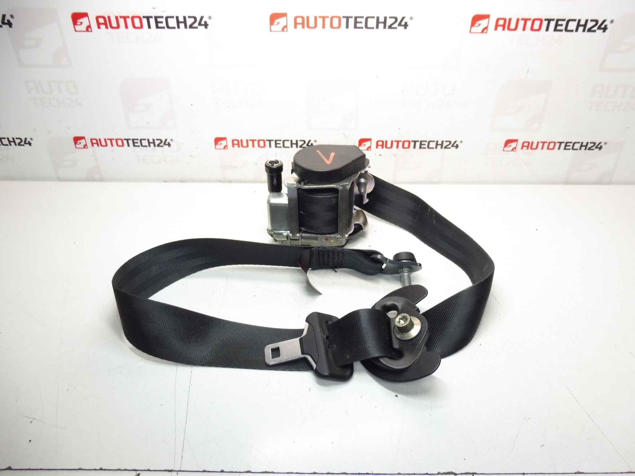 Cintura di sicurezza conducente Peugeot 308 96768383XX 8976S1