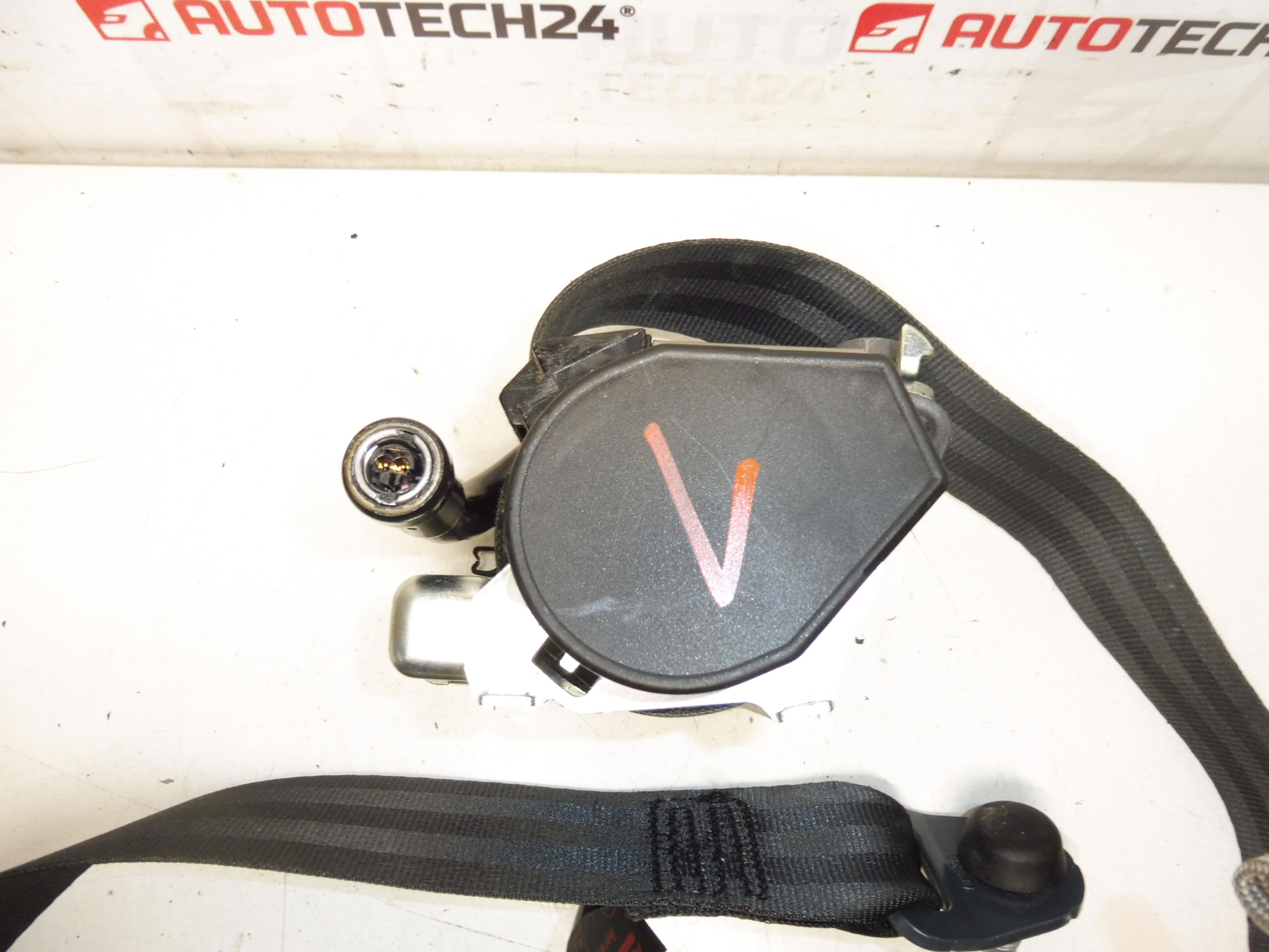 Cintura di sicurezza conducente Peugeot 308 96768383XX 8976S1