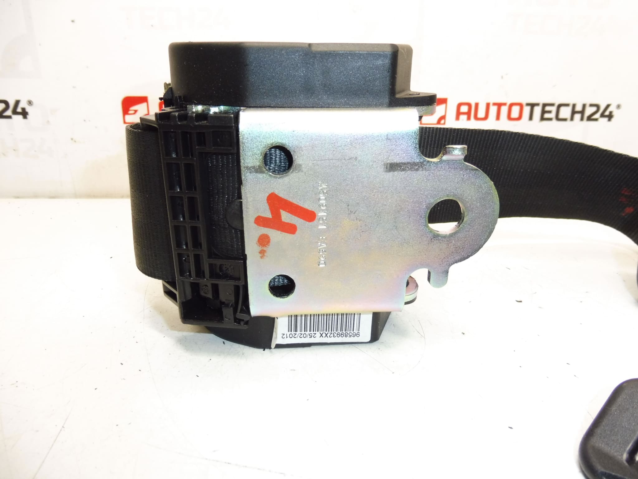 Cintura di sicurezza posteriore Peugeot 308 96589932XX 8975L9 - immagine 2