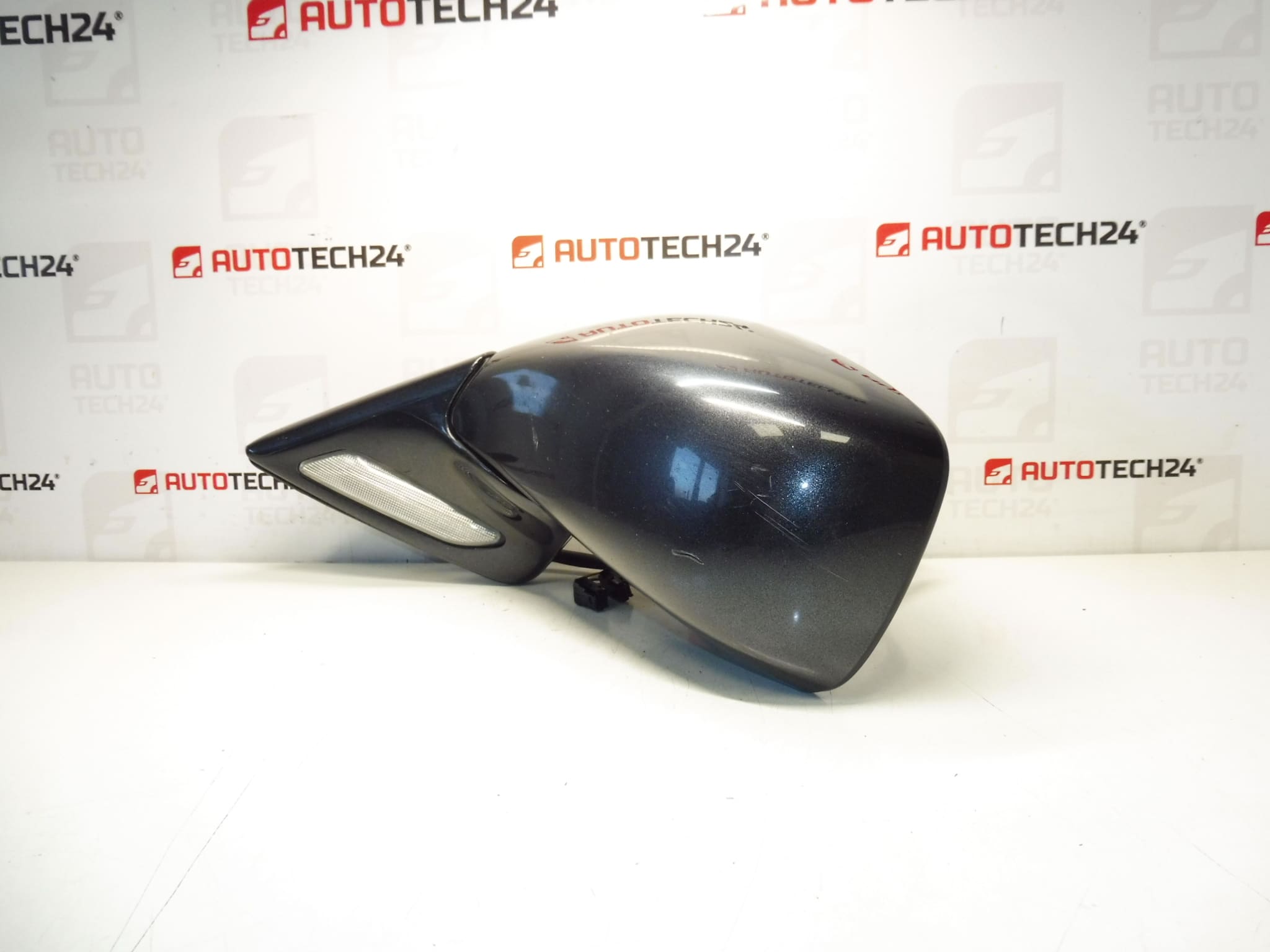 Specchietto retrovisore sinistro ripiegabile elettricamente grigio EYJC Citroën C8 14009348YJ 8153FS