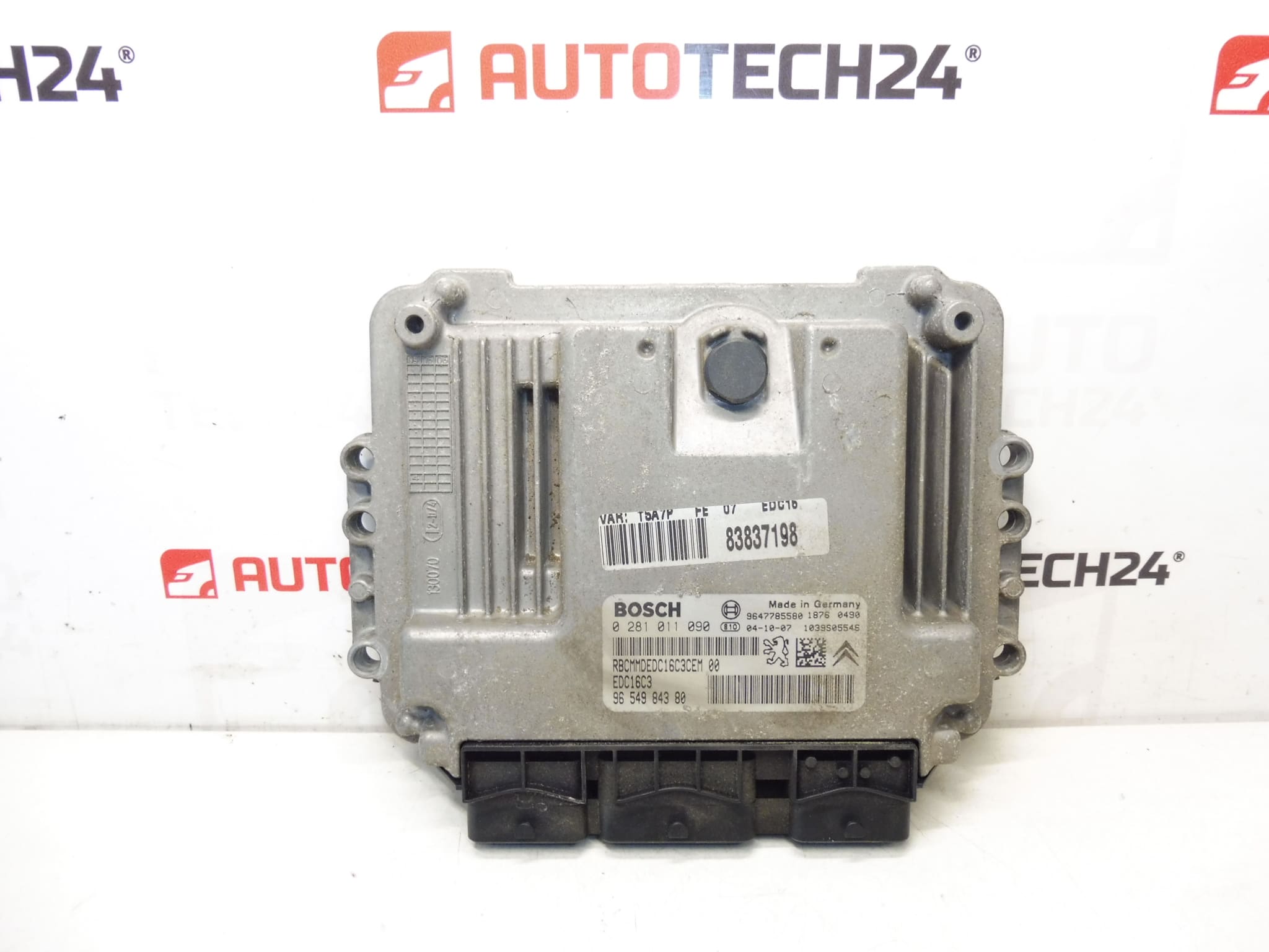 Centralina elettronica Bosch EDC16C3 Citroën Peugeot 0281011090 9654984380