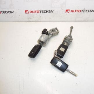 Set di serrature e 3 chiavi Citroën Peugeot 4162KF 4162KC