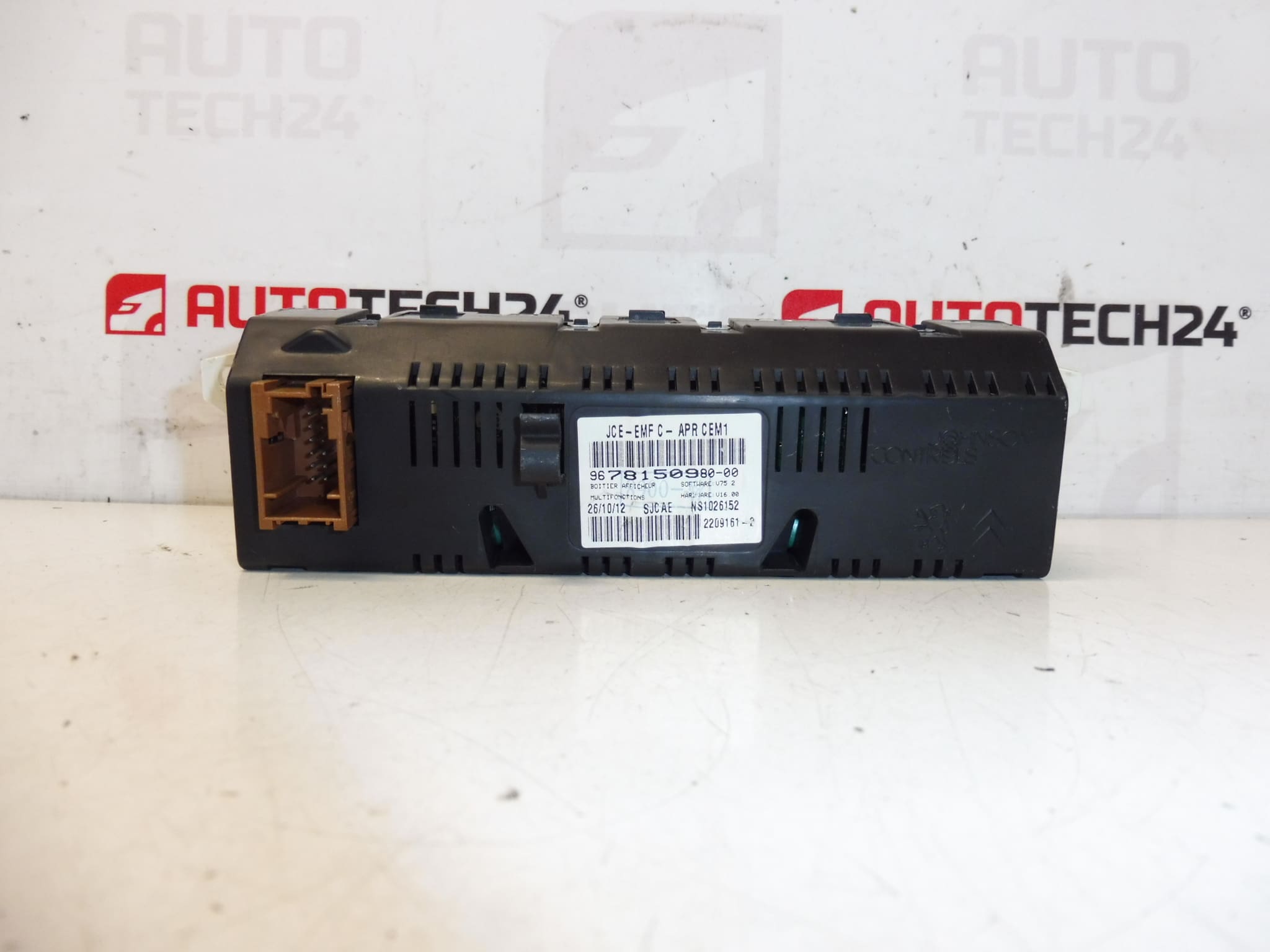 Display dell'autoradio Peugeot 407 9678150980 659349 - immagine 2