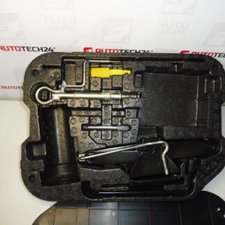 Set attrezzi, cric, chiave, gancio di traino Citroën C4 Picasso 6736A7 674418 672594 671809 671739