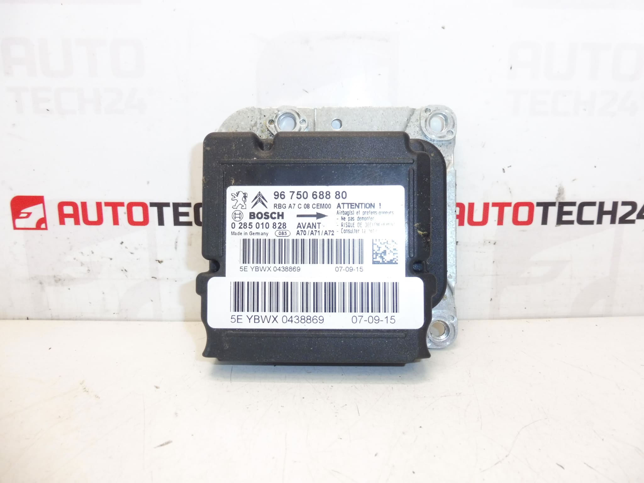 Unità airbag Bosch Peugeot 207 9675068880 0285010828