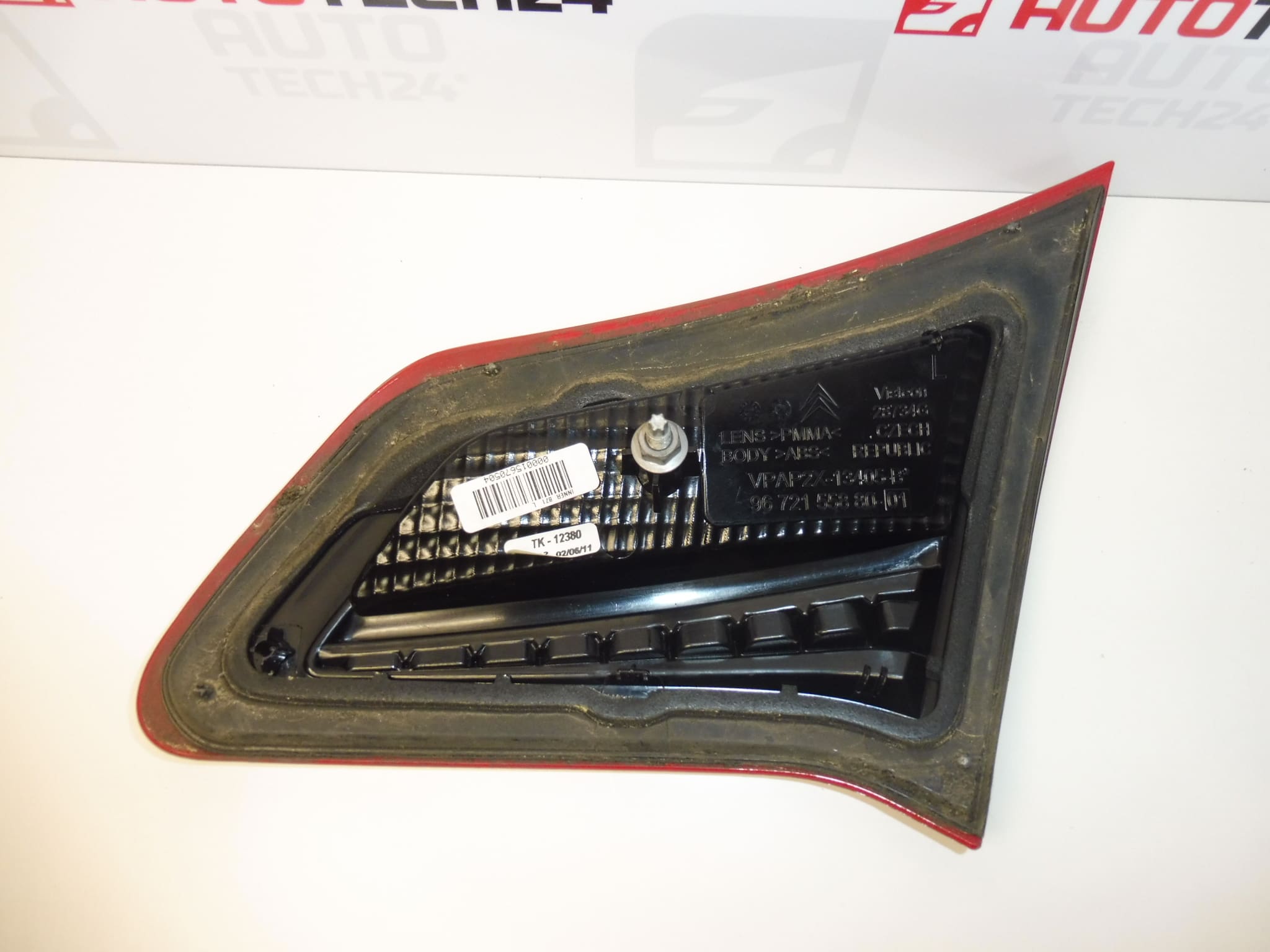 Cornice decorativa del fanale posteriore sinistro Citroën C4 II 9672155880 7453E4 - immagine 2